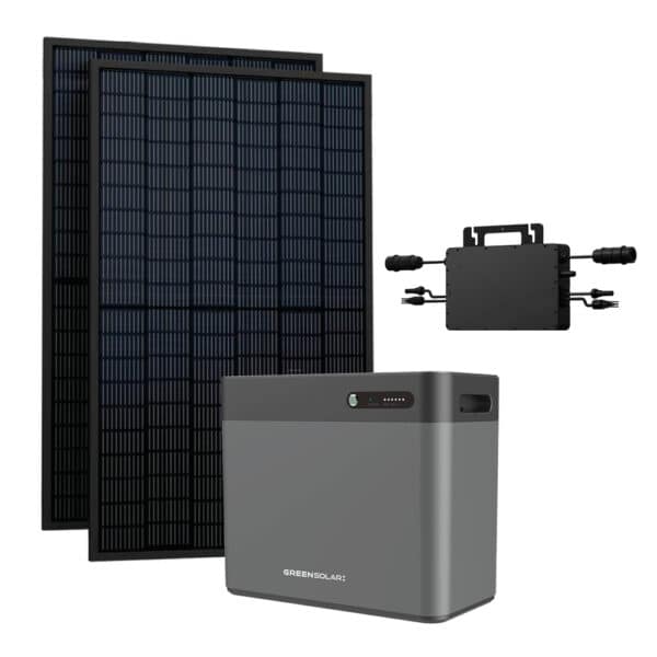 Batteria Plug & Play + mini impianto fotovoltaico 940-600W